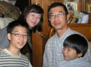 Hidehiro Yokoyama and family from the Kansai Yacht Club
